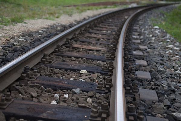 Track railway railroad perspective Photo