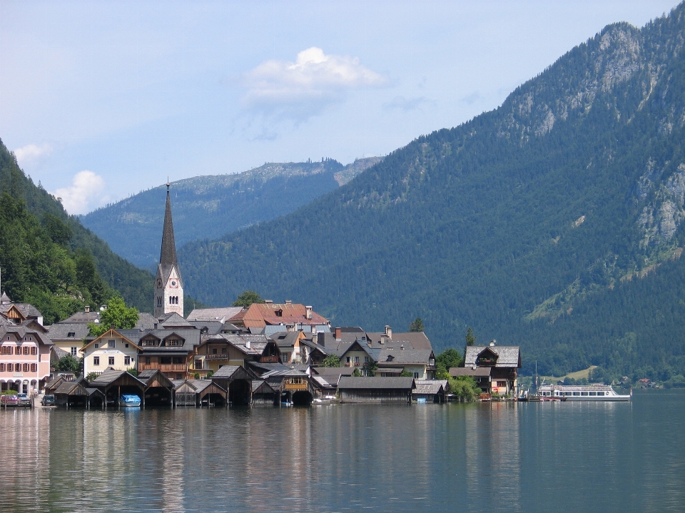 Sea mountain lake range