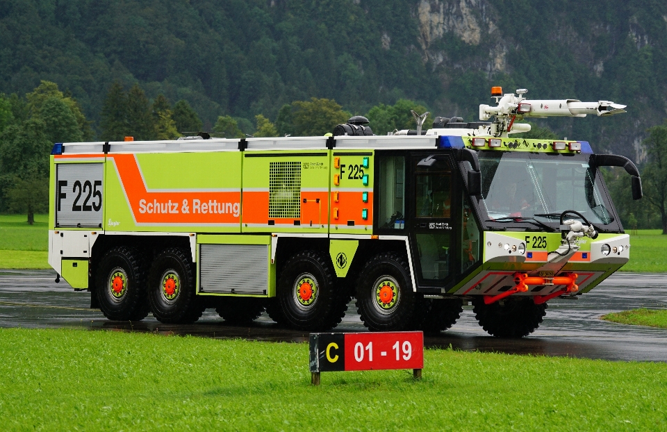 Asphalt airport transport truck