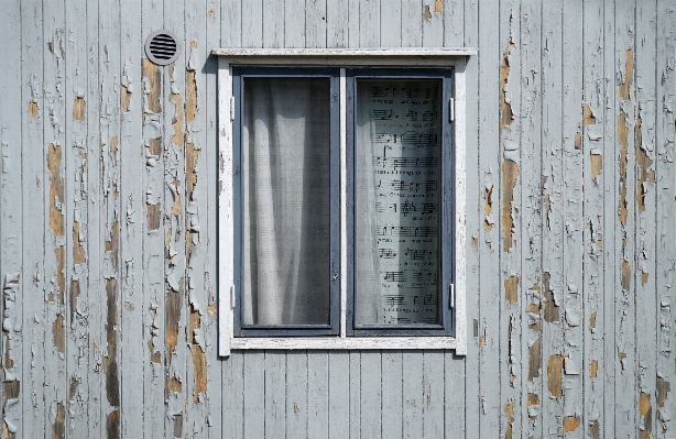 Wood white house window Photo