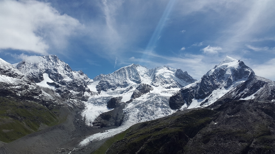 風景 自然 山 雪