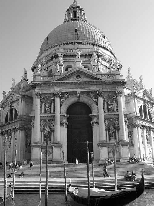 Black and white architecture old travel