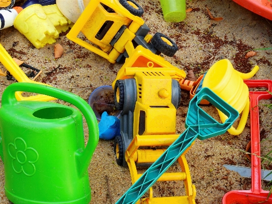 Sand play plastic child Photo