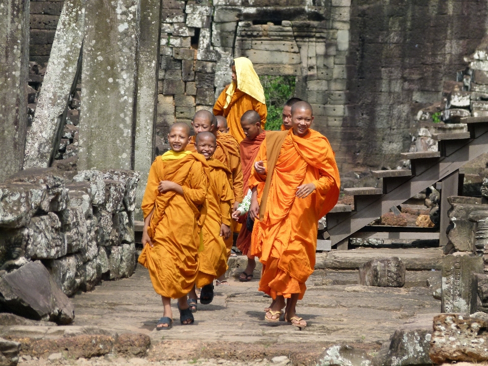 People monk buddhism asia