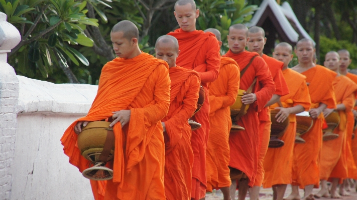 Person monk profession laos Photo