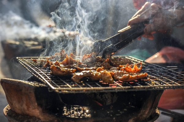 煙 皿 食べ物 赤 写真