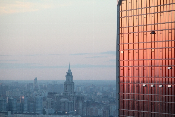 Horizont stadt wolkenkratzer stadtbild Foto