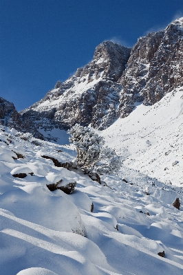 Foto Montaña nieve invierno cordillera
