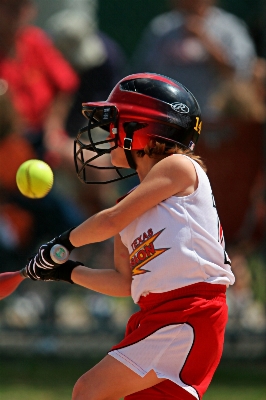 Girl baseball sport game Photo