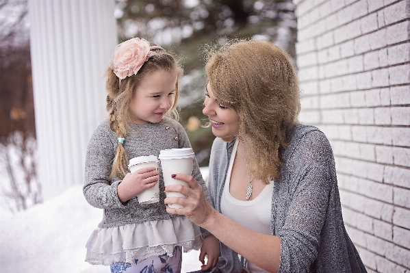 Person people hot chocolate spring Photo