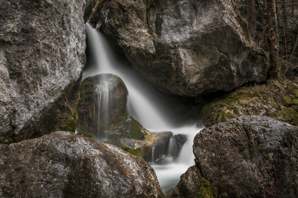 Paysage eau nature rock