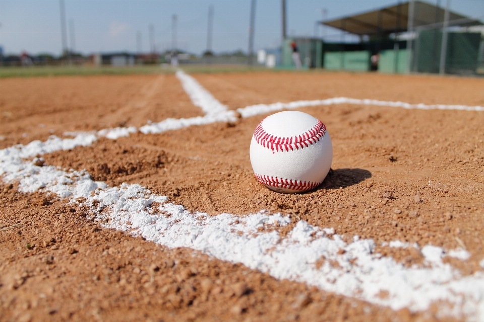 Areia beisebol jogar comida