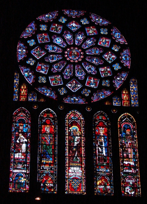 Fenêtre verre église matériel