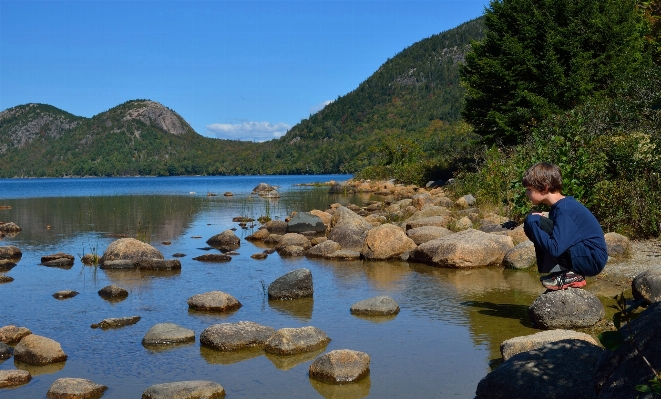 Foto Paesaggio all'aperto natura selvaggia
 lago