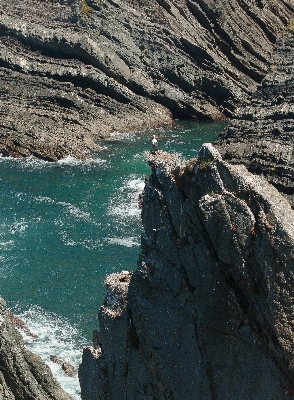 海 海岸 rock ウォーキング 写真