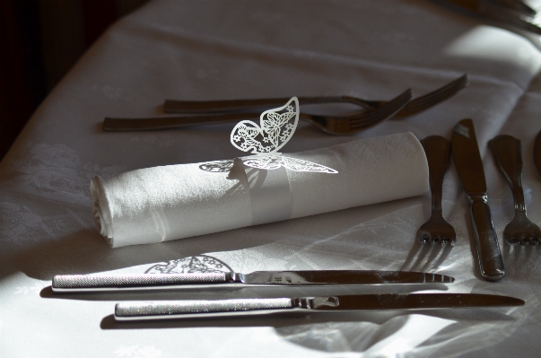 Table fork cutlery restaurant Photo