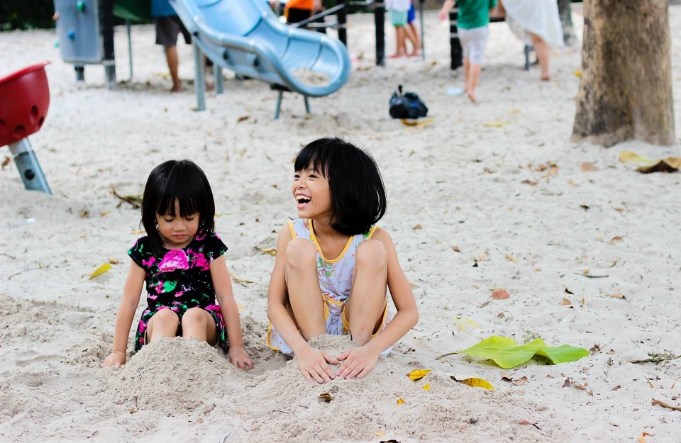 Beach sand people girl