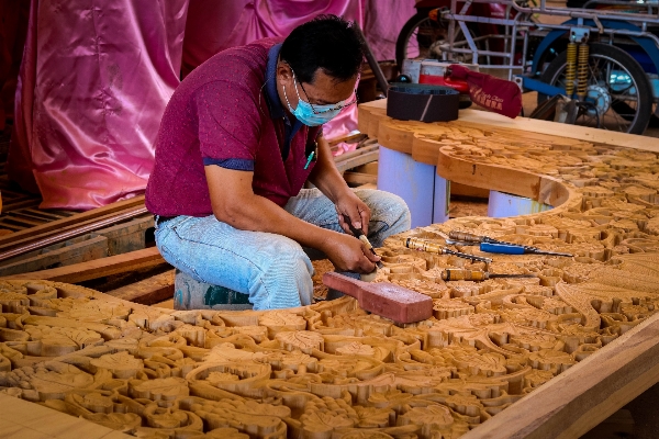 Wood play material carve Photo