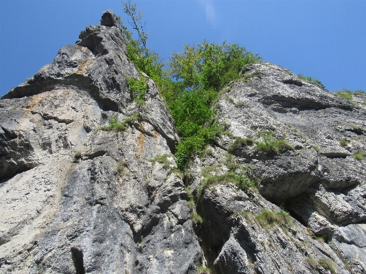 Rock walking mountain trail Photo