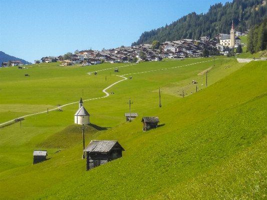 Landscape grass mountain structure Photo