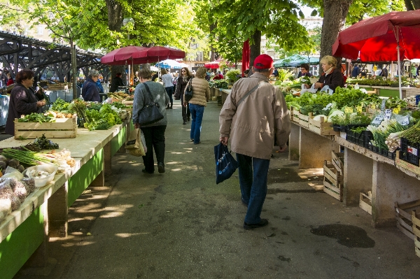 Flower city food vendor Photo