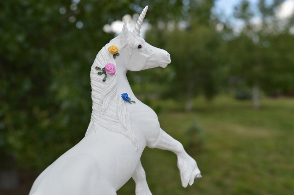 White animal statue horse Photo