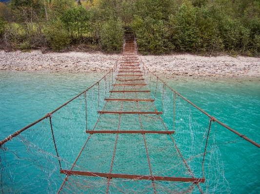 Meer wasser natur brücke Foto