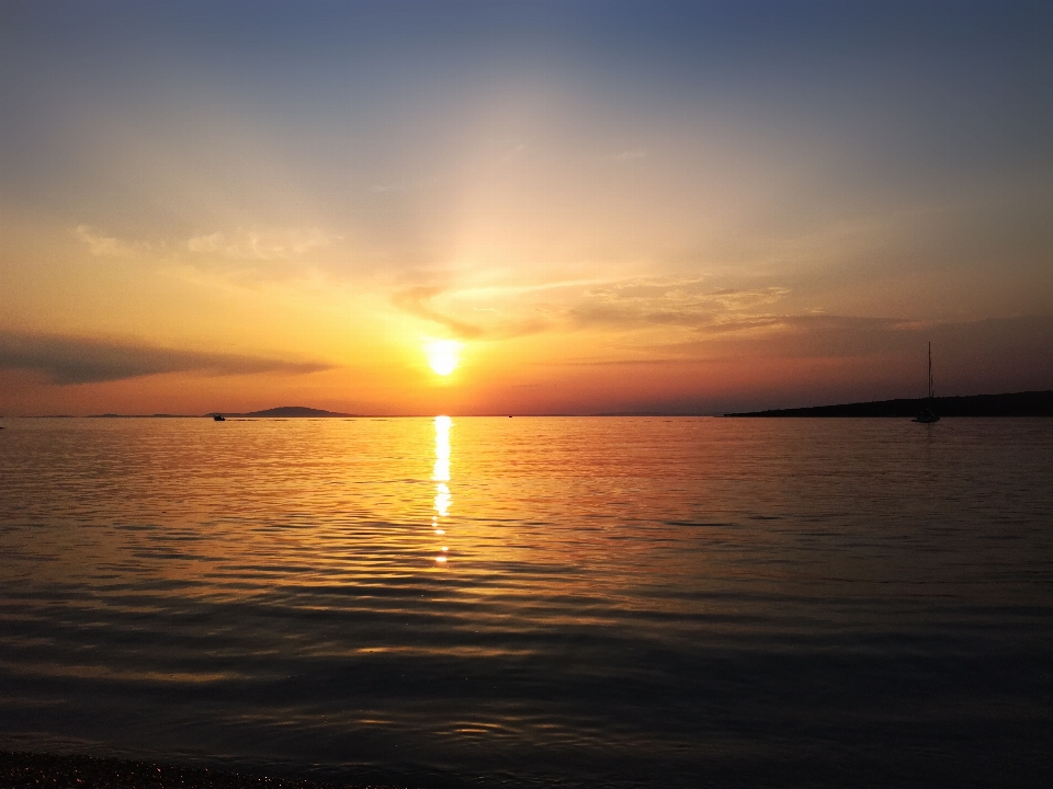 Plage mer océan horizon