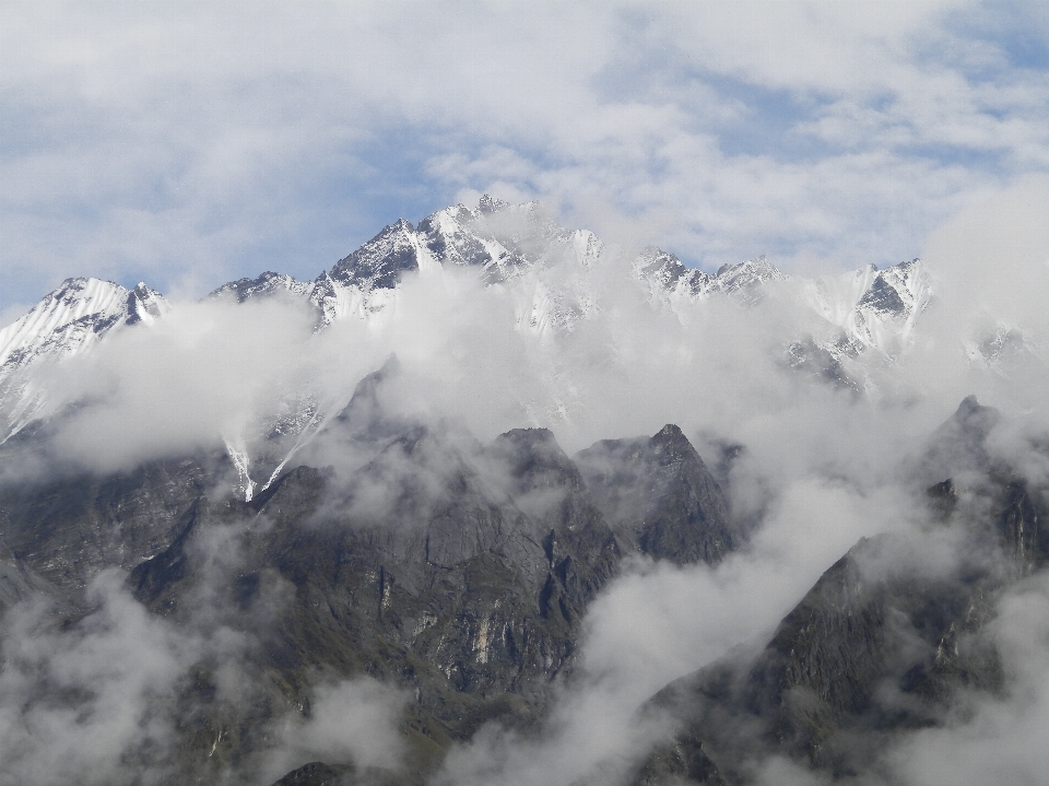 Natureza montanha neve inverno