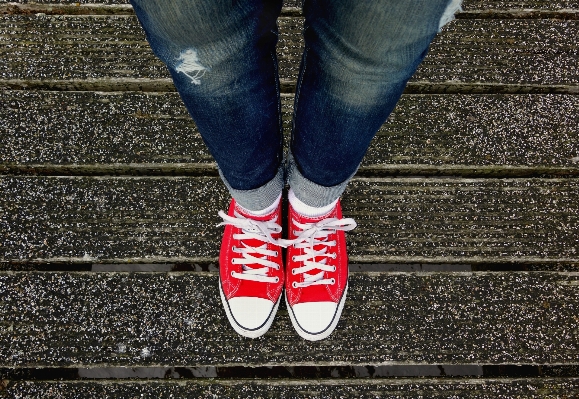 Shoe woman feet female Photo