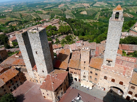 Stadt dorf schloss wahrzeichen Foto