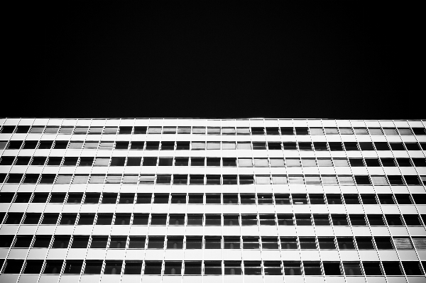 Abstract black and white architecture structure Photo