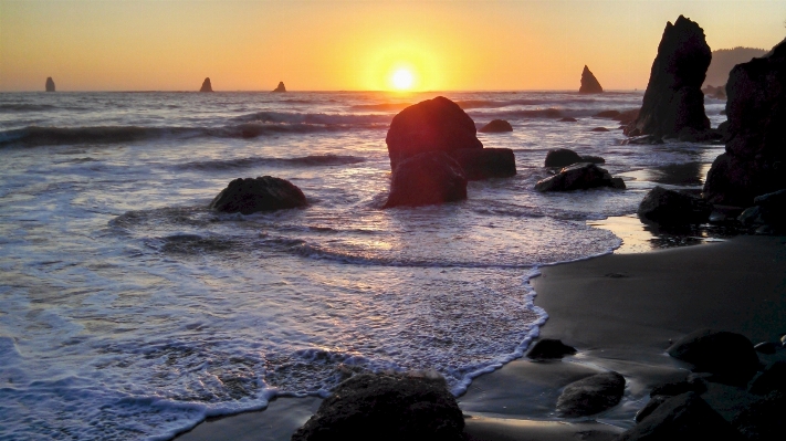 Beach landscape sea coast Photo