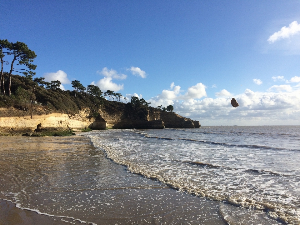 Beach landscape sea coast