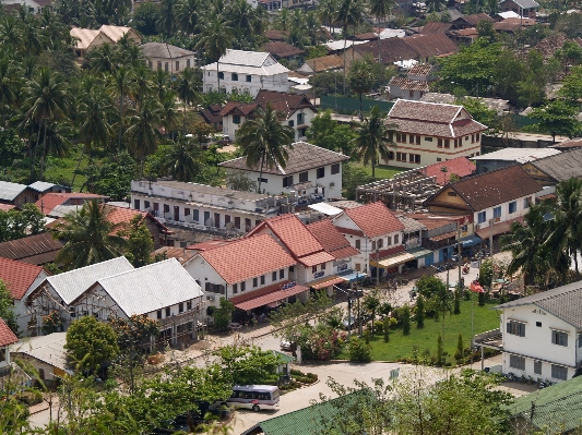 Landscape countryside house town Photo