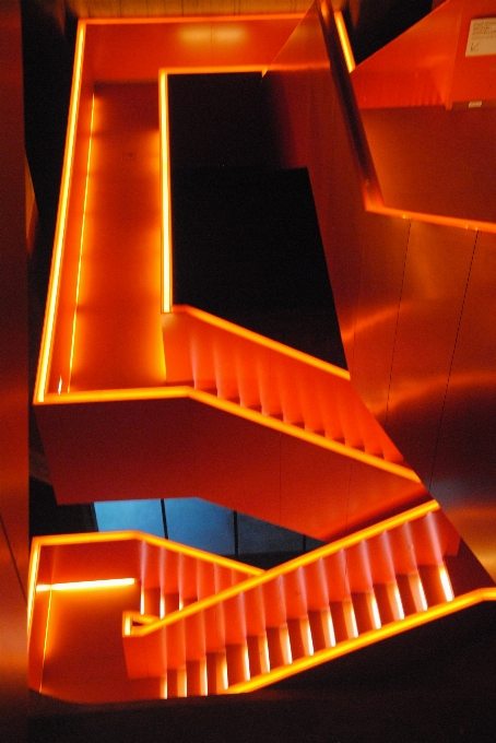 Light architecture atmosphere orange