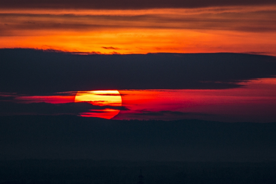 Mer nature horizon nuage