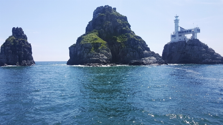 Foto Laut pesisir rock pembentukan