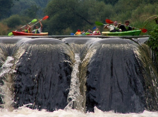 Water waterfall boat escape Photo