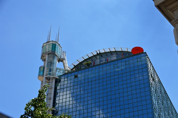 Cloud architecture sky glass Photo