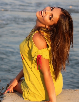 Foto Mare acqua persona ragazza