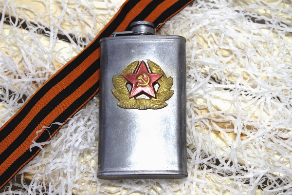 Military army metal bottle Photo