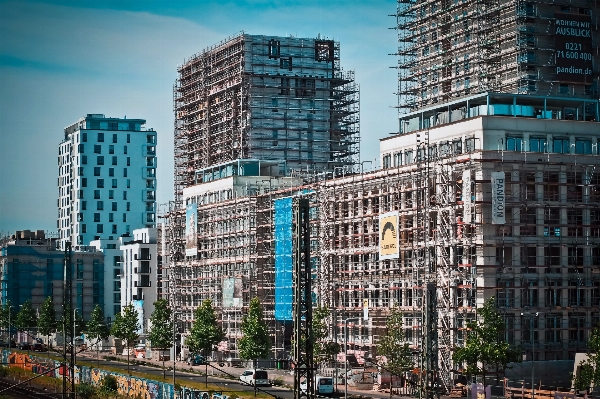 仕事 建築 空 スカイライン 写真