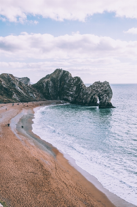 Beach landscape sea coast