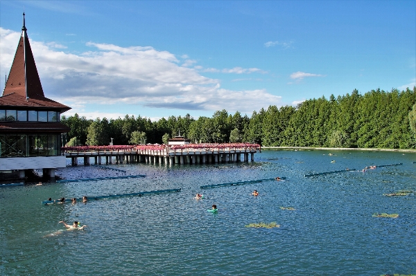 Lake swimming pool bay leisure Photo