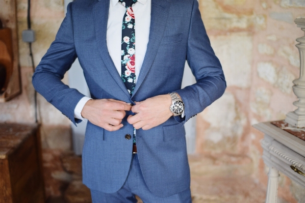 Man suit male pattern Photo