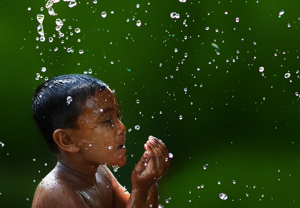 Agua chico hogar amar