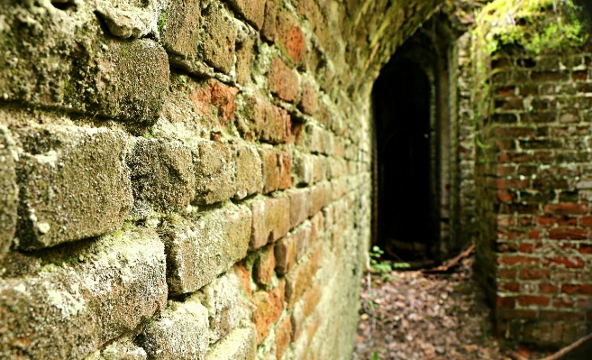 Rock architecture wood building Photo