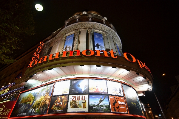 Night paris evening amusement park Photo