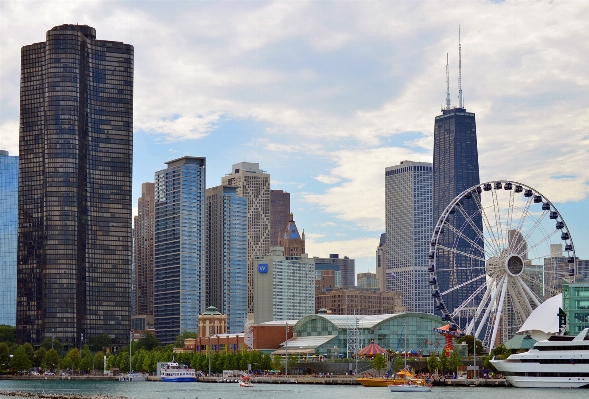 Water architecture sky skyline Photo